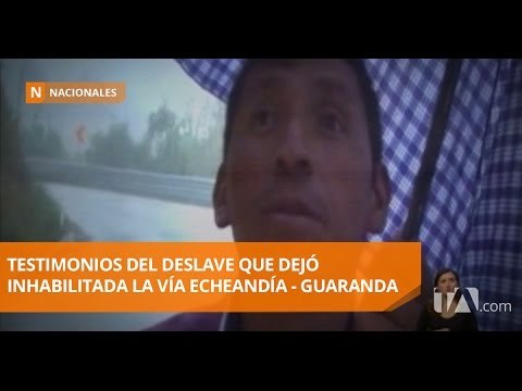 Varias comunidades quedaron incomunicadas por deslave en Bolívar - Teleamazonas