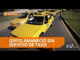 Más de 15 mil taxistas suspendieron su servicio mañana de este lunes