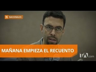 Más de 3800 actas se revisarán en recuento de votos - Teleamazonas