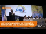 El recuento de votos ratifica el triunfo de Lenín Moreno