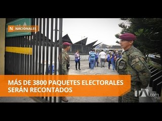 El CNE tiene todo listo para el reconteo - Teleamazonas