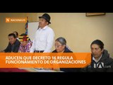 La Conaie presenta acción de protección por Decreto 16 - Teleamazonas