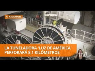 Download Video: Dos tuneladoras son ensambladas en el sur de Quito