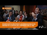 Trabajadores y empresarios debaten sobre deuda del Gobierno con el IESS - Teleamazonas