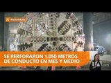 Terminó la construcción del primer tramo del túnel del metro de Quito