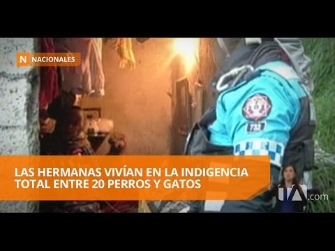 Dos hermanas de la tercera edad fueron rescatadas de un deslave