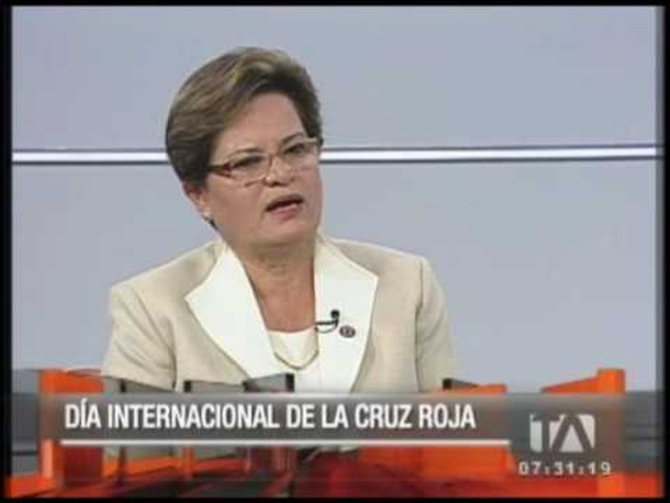 Entrevista a Victoria Albán, presidenta de la Cruz Roja Ecuatoriana