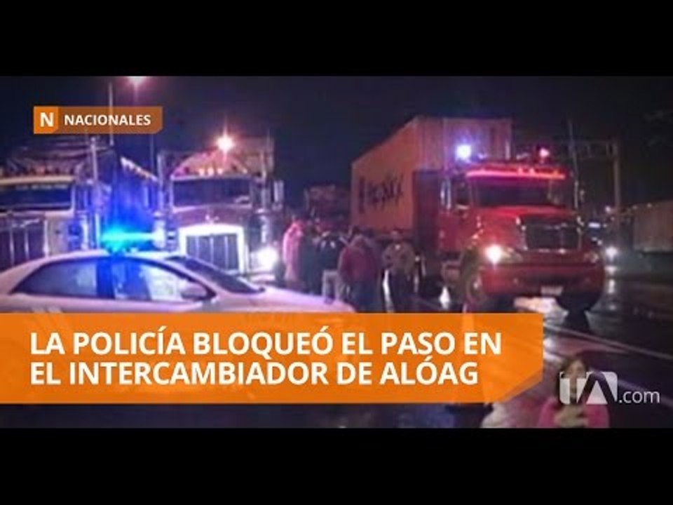 Peaje de Alóag- Santo Domingo sigue causando pr...