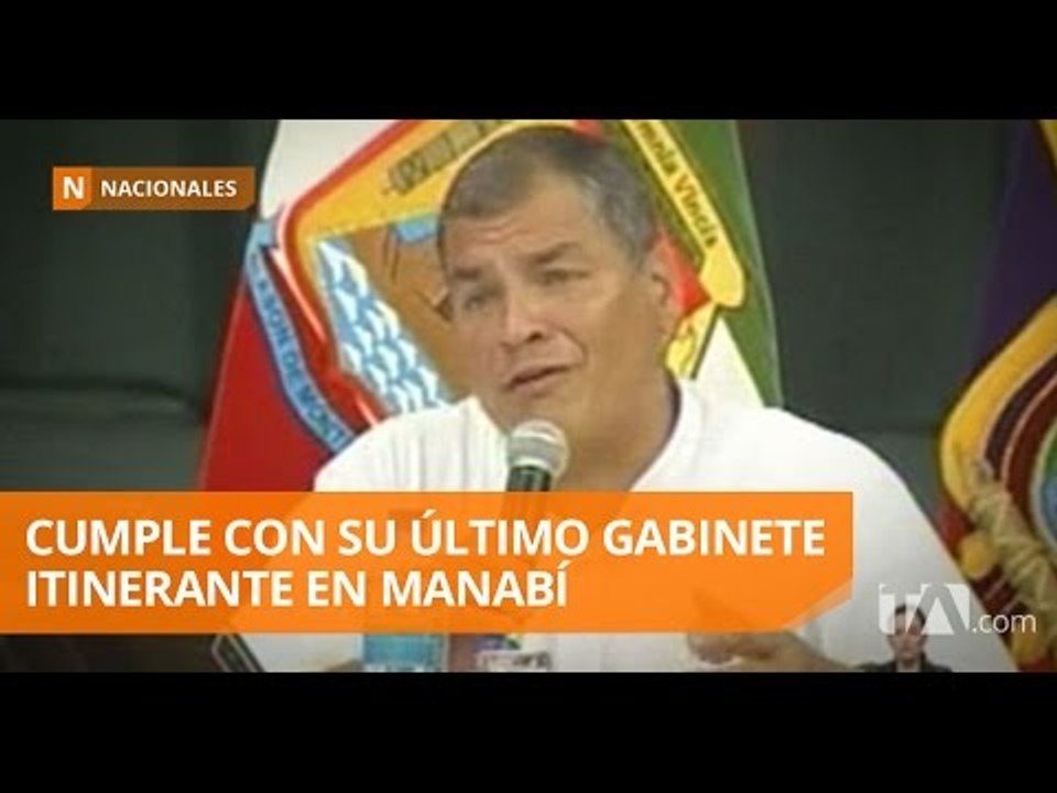 Correa marca distancia con el exministro Alecksey Mosquera - Teleamazonas