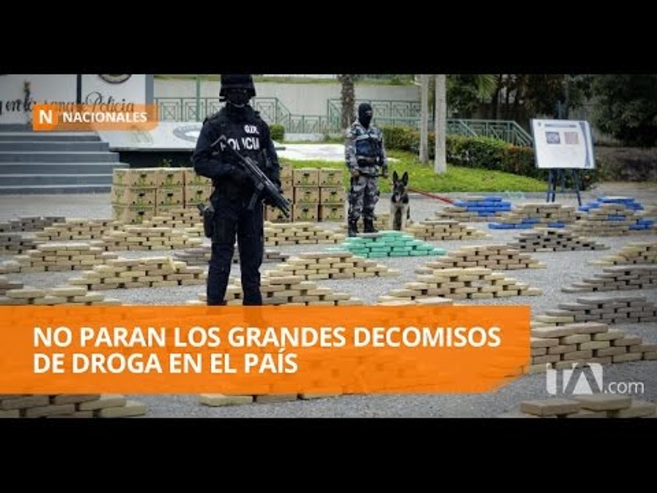 Decomisan más de cinco toneladas de cocaína en operación ‘ciclón marino’ - Teleamazonas