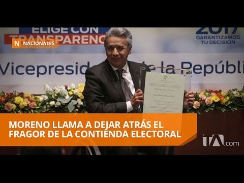 El CNE entregó credenciales al presidente y vicepresidente electos