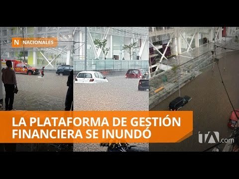 Lluvia inundó la nueva Plataforma de Gestión Financiera - Teleamazonas