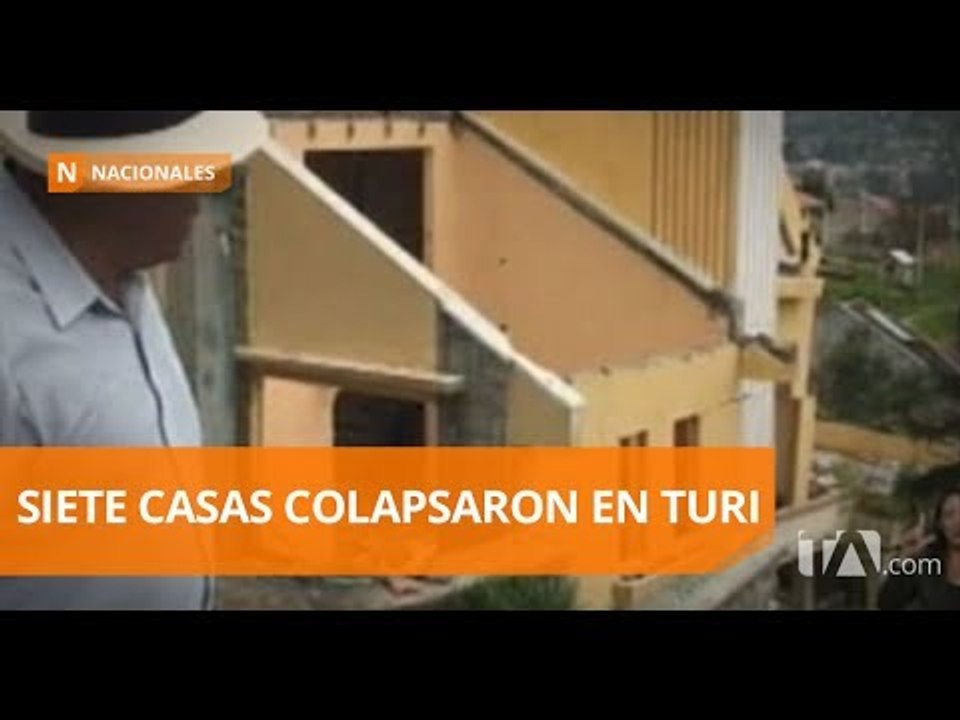 Siete casas colapsaron por condiciones ambienta...