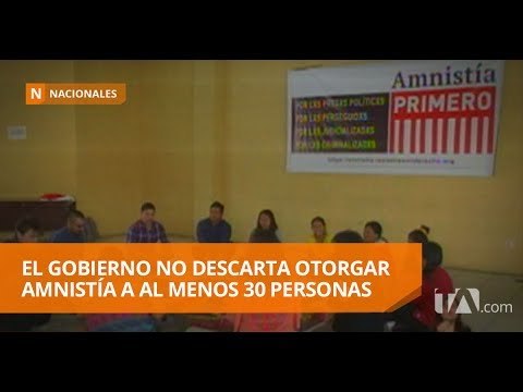 Colectivos sociales piden amnistía e indulto para personas procesadas