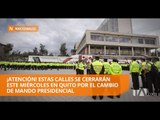 Al menos seis vías se cerrarán por ceremonia de cambio presidencial