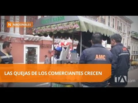 Iniciaron los operativos de control de ventas ambulantes en el centro de Quito