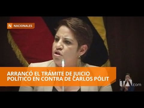 Comisión calificó la solicitud de juicio político contra Carlos Pólit - Teleamazonas