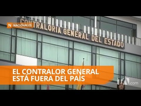 Actividades normales en la Contraloría General del Estado