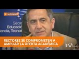 Augusto Barrera mantiene encuentro con universidades privadas - Teleamazonas