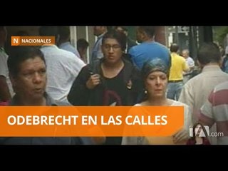 Caso Odebrecht también es tema de conversación en las calles - Teleamazonas