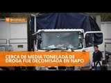 Tena: Interceptan camión con cocaína - Teleamazonas