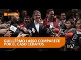 Guillermo Lasso comparece por el caso Cedatos