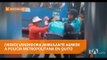 20 policías metropolitanos han sido agredidos por vendedores informales en junio