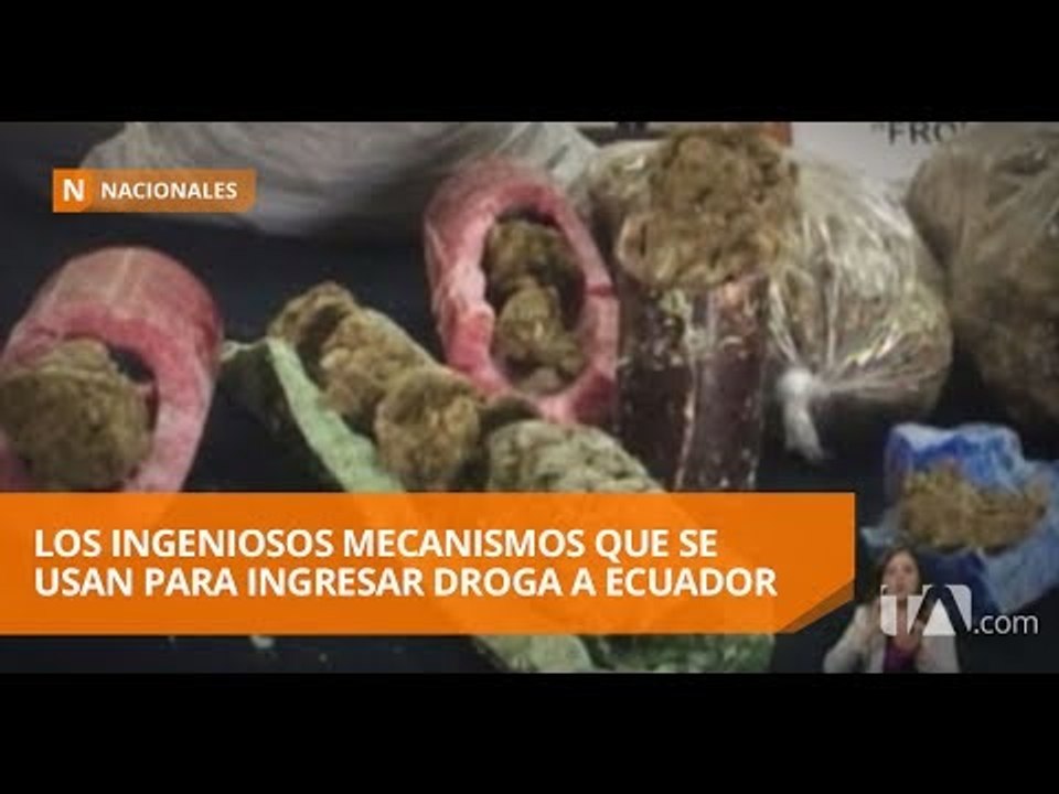 La policía da a conocer mecanismos usados para ingresar droga al país