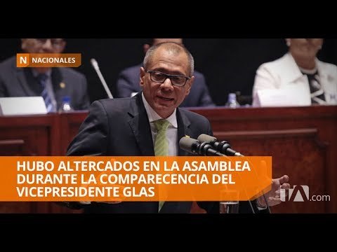 Glas comparece ante la Comisión de Fiscalización por caso Odebrecht