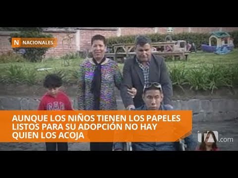 La adopción de niños con discapacidad es mínima en el país