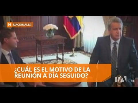 El presidente Moreno se reúne con el Alcalde de Quito
