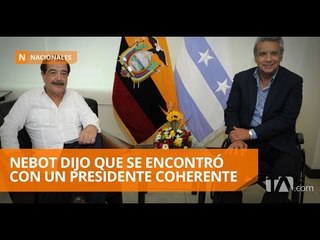 Moreno y Nebot hablaron sobre economía y desarrollo del país