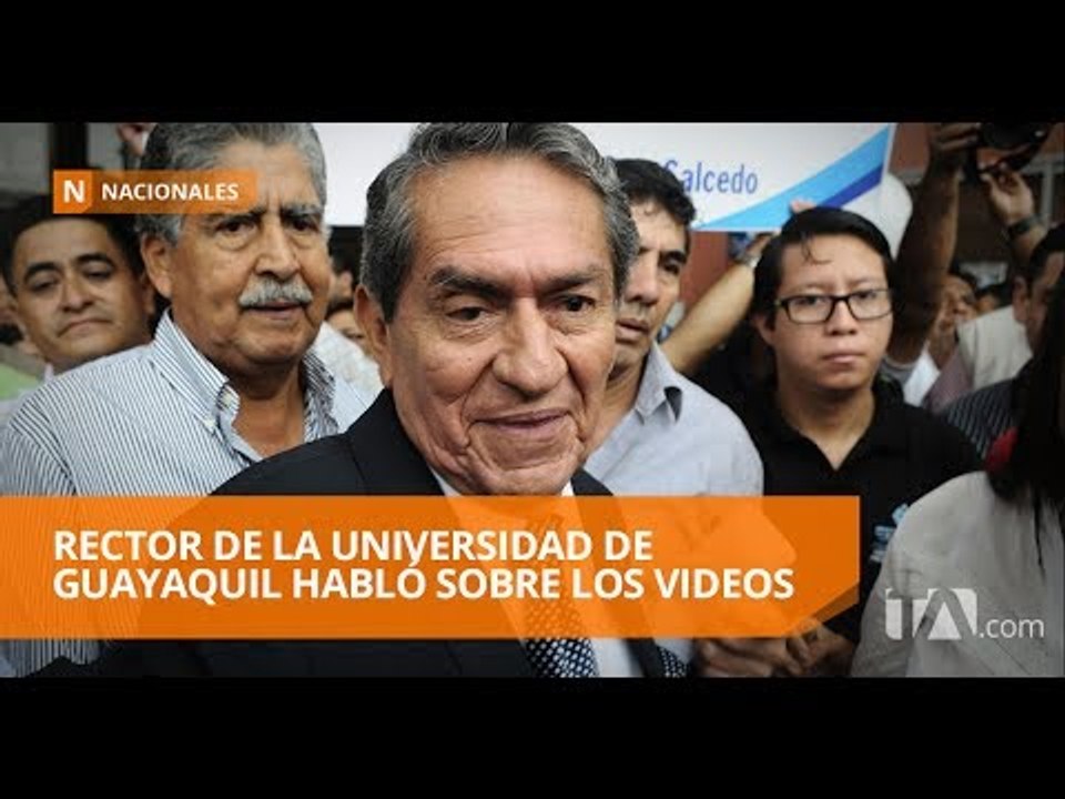 Rector pidió disculpas por aparecer bailando en videos - Teleamazonas