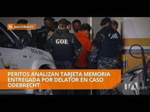 Peritos analizan tarjeta memoria entregada por delator en caso Odebrecht