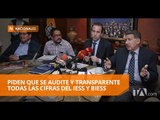 Trabajadores y empresarios debaten sobre deuda del gobierno con IESS