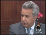 Moreno se compromete a apoyar el financiamiento del tranvía - Teleamazonas