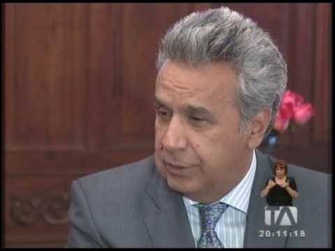 Moreno se compromete a apoyar el financiamiento del tranvía - Teleamazonas