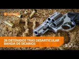 Desarticulan peligrosa banda dedicada a crímenes por sicariato - Teleamazonas