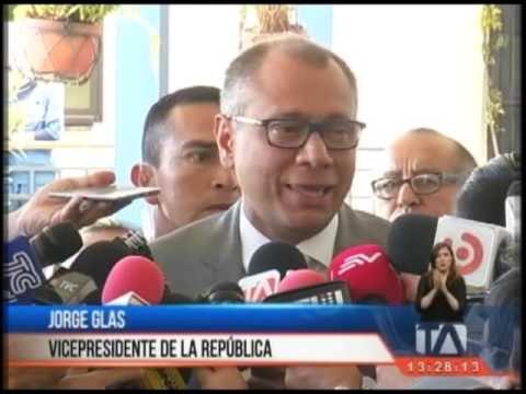 Vicepresidente Glas rindió versión en Fiscalía por caso Odebrecht