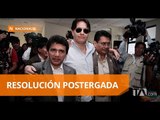 Postergan la resolución en caso de Villavicencio y Jiménez - Teleamazonas