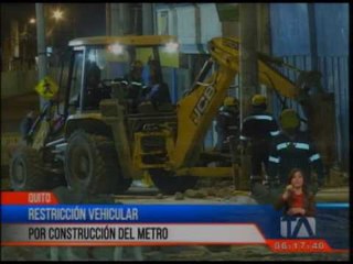 Los cierres viales por construcción del Metro