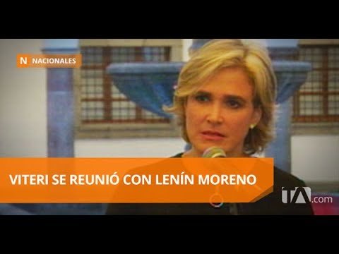 Cynthia Viteri se reunió con presidente Moreno en Carondelet - Teleamazonas