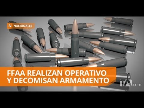 Decomisan armas de grueso calibre en Esmeraldas - Teleamazonas
