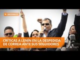 Correa se marchó y pidió defender la revolución - Teleamazonas