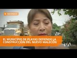 Alcaldesa de Playas defiende en estudios de diseño de un nuevo malecón - Teleamazonas