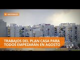 Irina Cabezas y Mauricio Rodas reconocen terrenos para el plan ‘Casa para todos’ - Teleamazonas