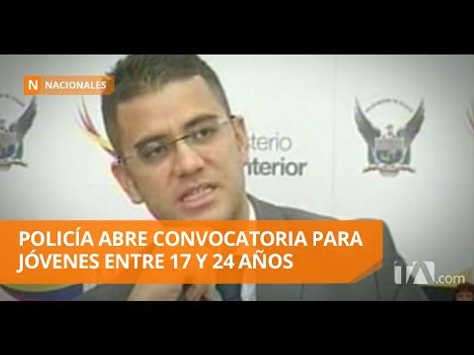 La Policía dispone de 2500 cupos para aspirantes - Teleamazonas