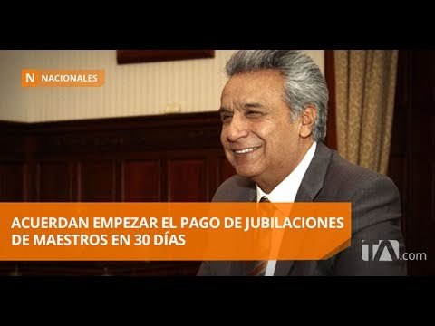 Pago adeudado a maestros jubilados empezará en 30 días - Teleamazonas