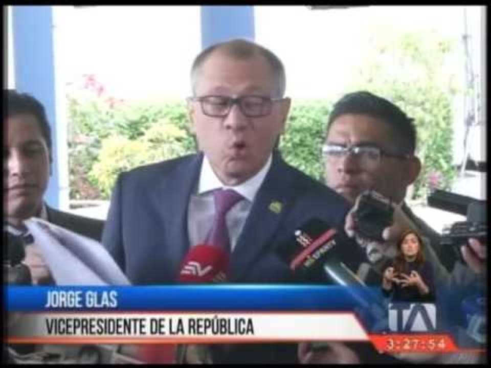 Glas acudió a la Fiscalía para rendir su versión sobre Caminosca - Teleamazonas