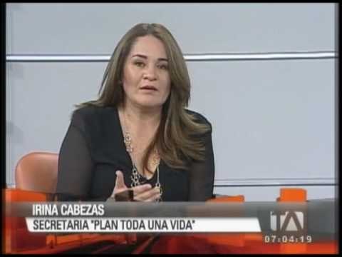 Entrevista a Irina Cabezas Secretaria Técnica del 'Plan Toda una Vida'